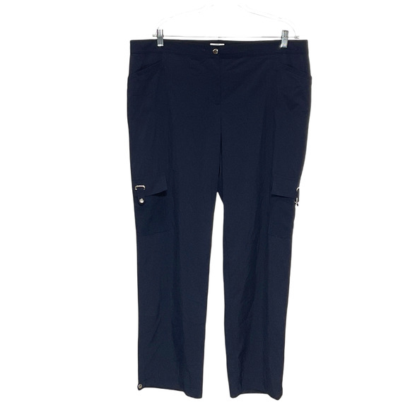 Chico's Other - Chico's Plus Size Blue Cargo Pants